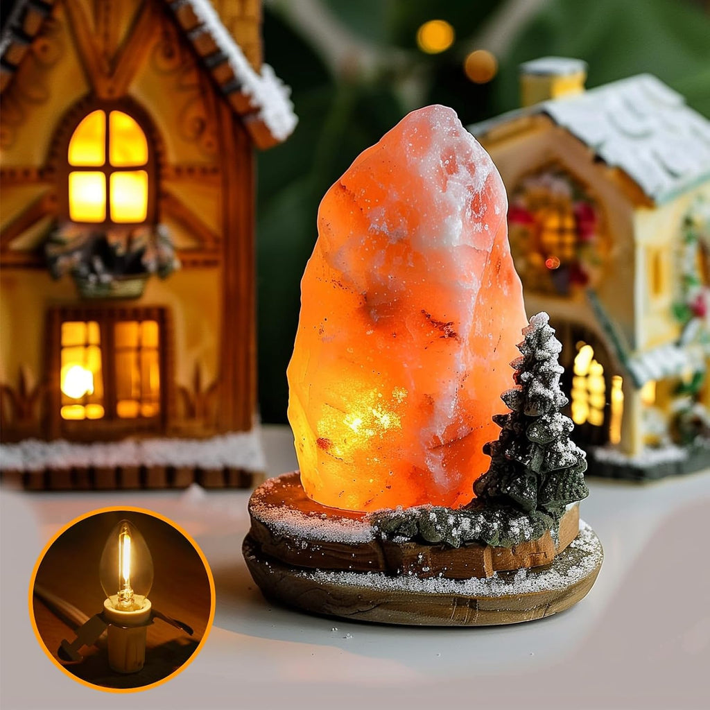 Accessory Cord with One LED Light Bulb - 6ft UL-Listed Cord with On/Off Switch, C7 LED Bulb for Christmas Village House Halloween Pumpkin Blow Mold, Ceramic Tree, Salt Lamp, Craft Project, 4 Pack