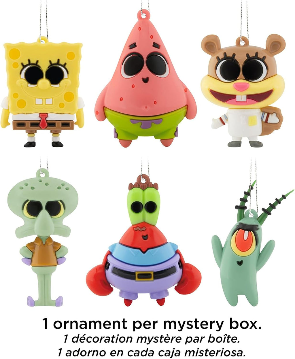 Hallmark Spongebob Mystery Christmas Ornaments (Blind Box, Set of 2)