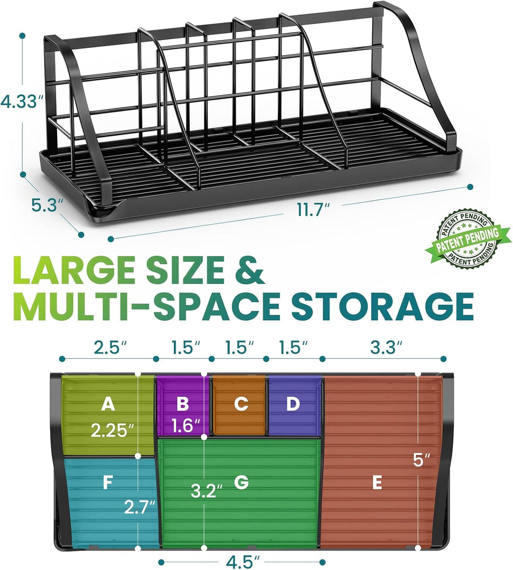 Bathroom Organizers and Storage,7 Slots, Kids Electric Toothbrush Holders
