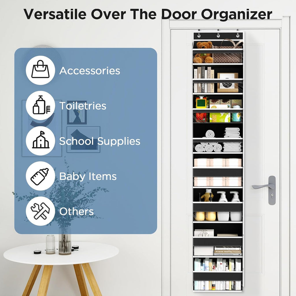 Mefirt Over The Door Organizer, 8 Shelf Door Hanging Organizers