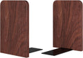 Book Ends 1Pair Wooden Heavy Duty Non Slip Book for Shelf Books & Media