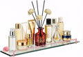 24 Inch Glass Bathroom Shelf,Pink Hanging Shelves for Wall