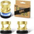 Viaky Magnetic Cord Holder,3 PCS Gold Metal Wire Organizer