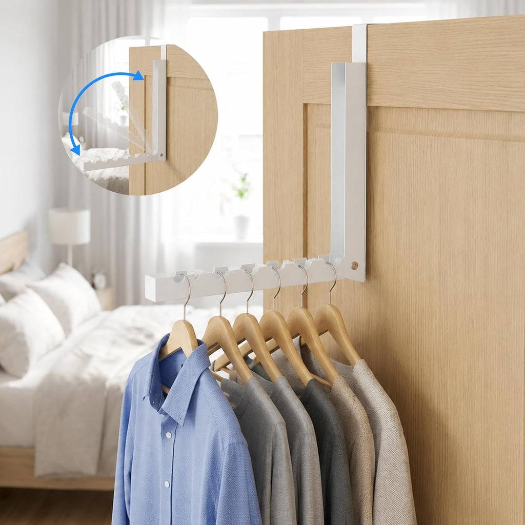 Over the Door Hooks, Clothes Hanger for Laundry Room