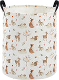 Animal Hamper for Woodland Hamper Cute Storage Bin Room Decor for Home(Autumn animals)