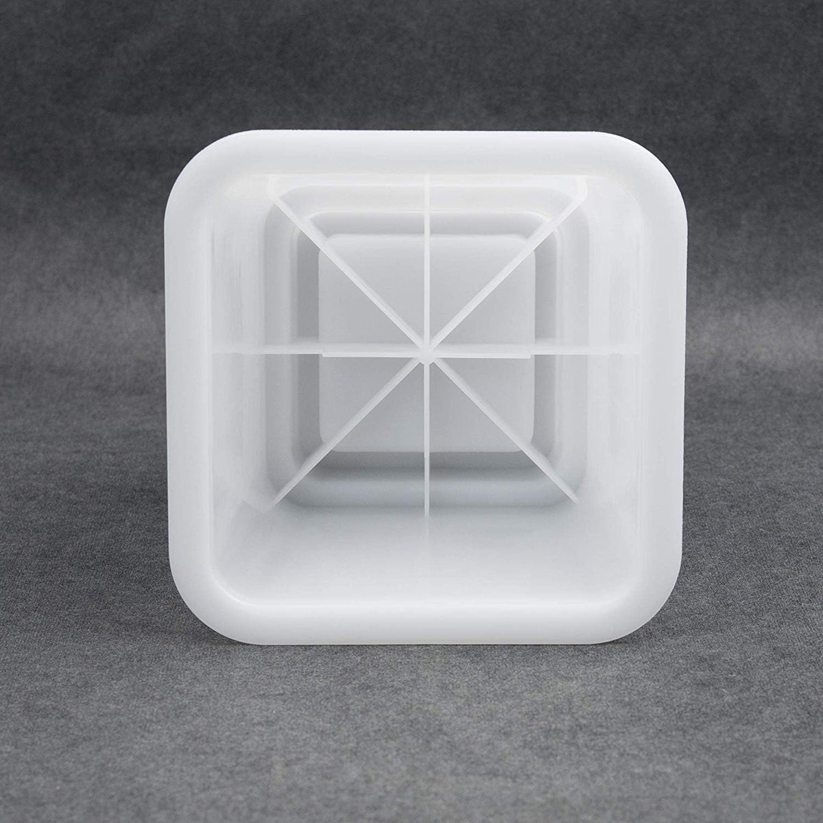 HomeRoots Adjustable Bed Furniture Risers, Heavy Duty Plastic 3", 5" or 8" White Risers for for Bed and Sofa - Set of 4 - Holds up to 1300LB