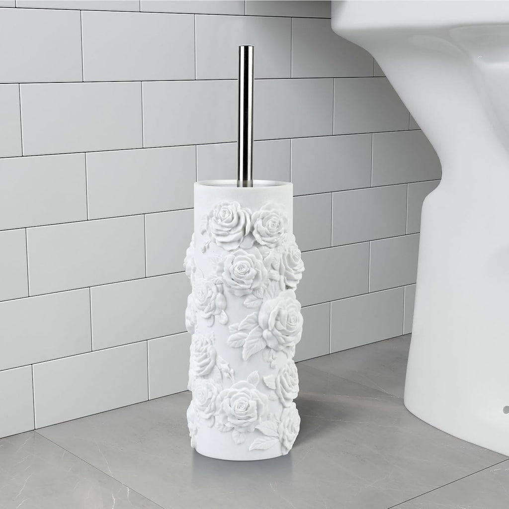 Toilet Brush and Holder Set for Bathroom, Stylish and Durable Cleaning Tool with Modern Design, Compact for Efficient Cleaning