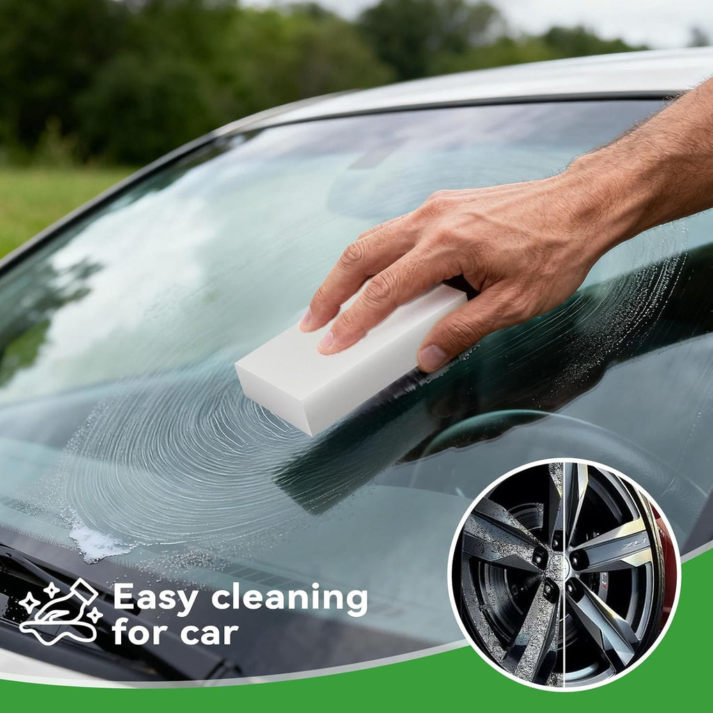 Magic Sponge Melamine Cleaning Eraser, Water-Activated Foam in Bulk (100)