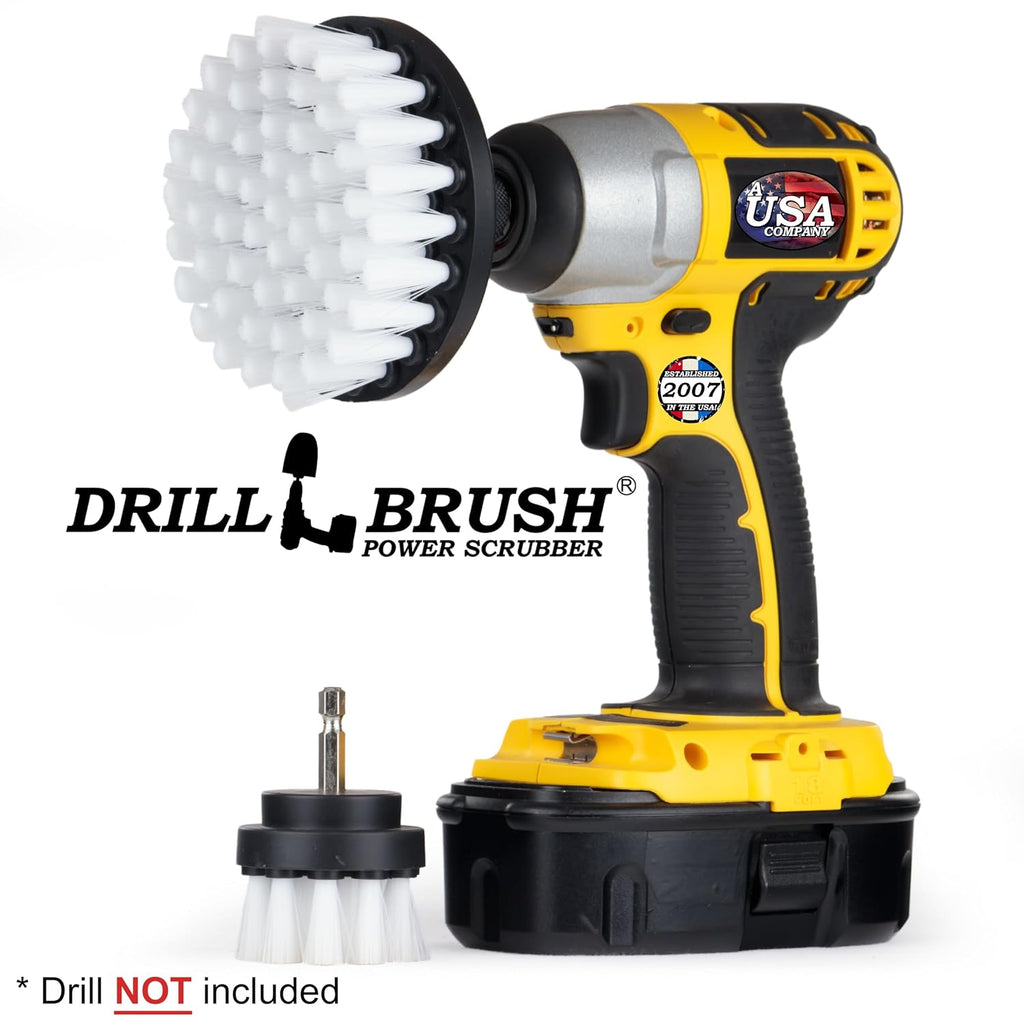 Drillbrush Cleaning Brush for Drill - Car Carpet - Drill Brush Rims
