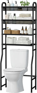 4-Tier Over The Toilet Storage Shelf, Bathroom Over Toilet Organizer