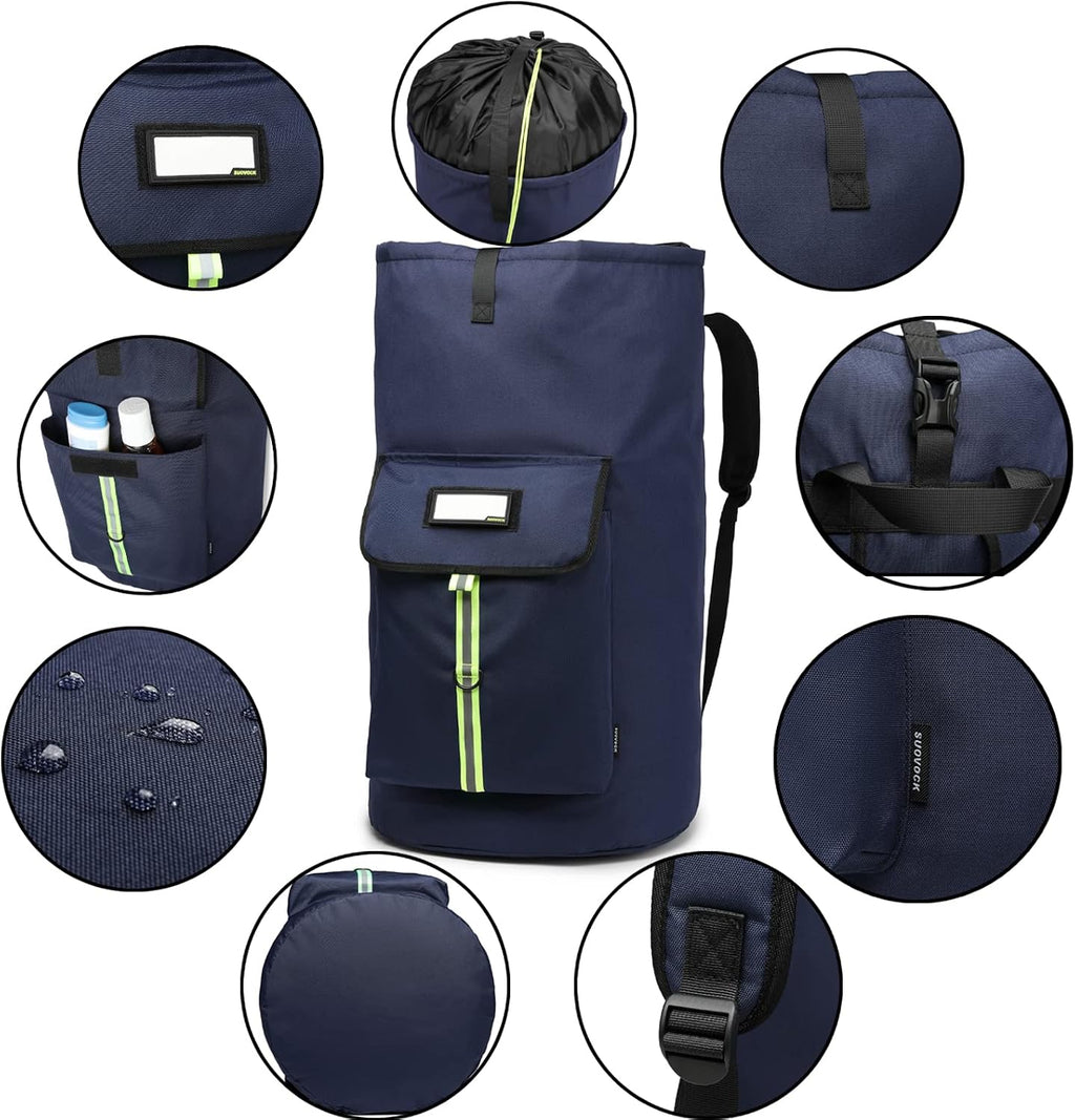 laundry backpack，laundry backpack college，dorm laundry，drawstring closure