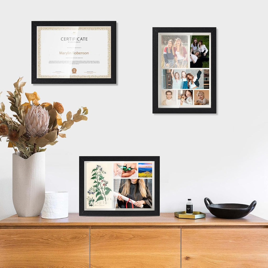 4x6 Small Black Shadow Box Frame Display Case