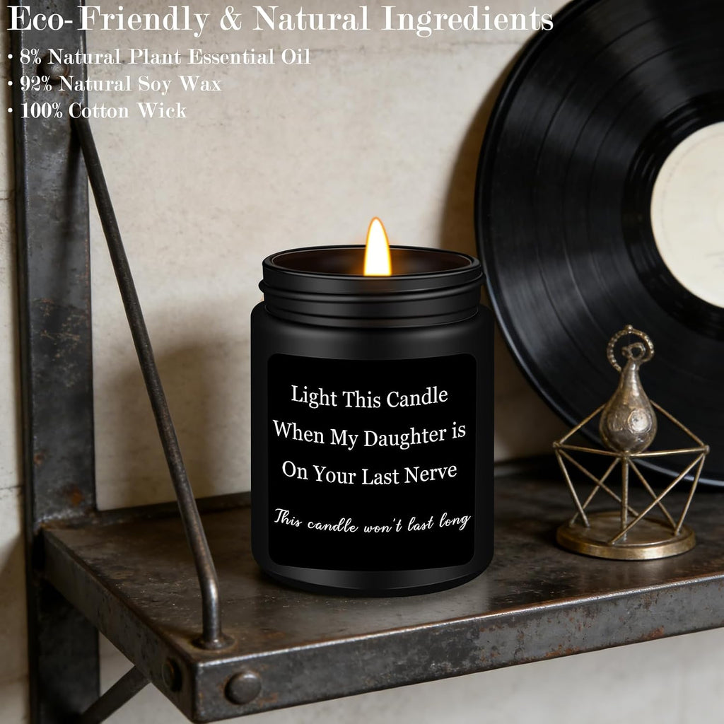 Gifts for Son in Law, Christmas Son in Law Sandalwood Candle Gifts