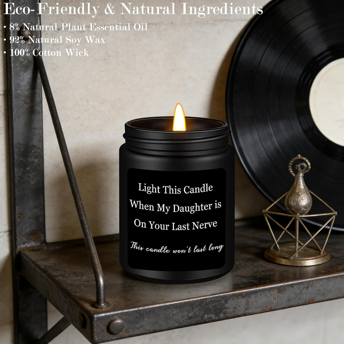 Gifts for Son in Law, Christmas Son in Law Sandalwood Candle Gifts