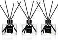 Reed Diffuser Set of 3 for Bathroom Air Fresheners, Oil Defusers Sticks | Cashmere & Vanilla,Lemon,Eucalyptus & Mint Scent(1.7 fl oz Each Pack) Home Fragrance with 12 Sticks | House Shelf Decor