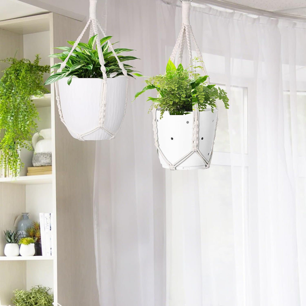 garini 2 Pack 20Inch Macrame Plant Hanger Rope to Hang Flower Pot Plant