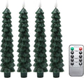 Christmas Decorations for Home, Christmas Tree Flameless Taper Candles