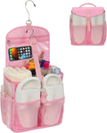 Hanging Mesh Shower Caddy Portable for College Dorm Room Essentials Pink