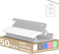 Baby Clothes Hangers 50 Pack, Plastic Kids Hangers Space Saving for Closet