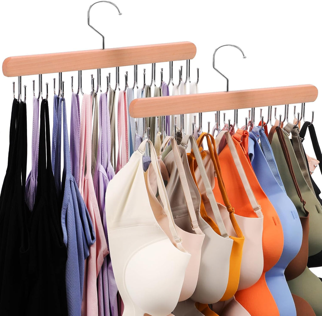 2 Pack Tank Top Hanger, Bra Hangers for Closet Organizer & Storage