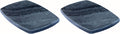 KLEO Natural Stone Soap Dish or Bath Accessories for Bath Tub or Wash Basin (Black with Natural Lines) (Pack of 2)