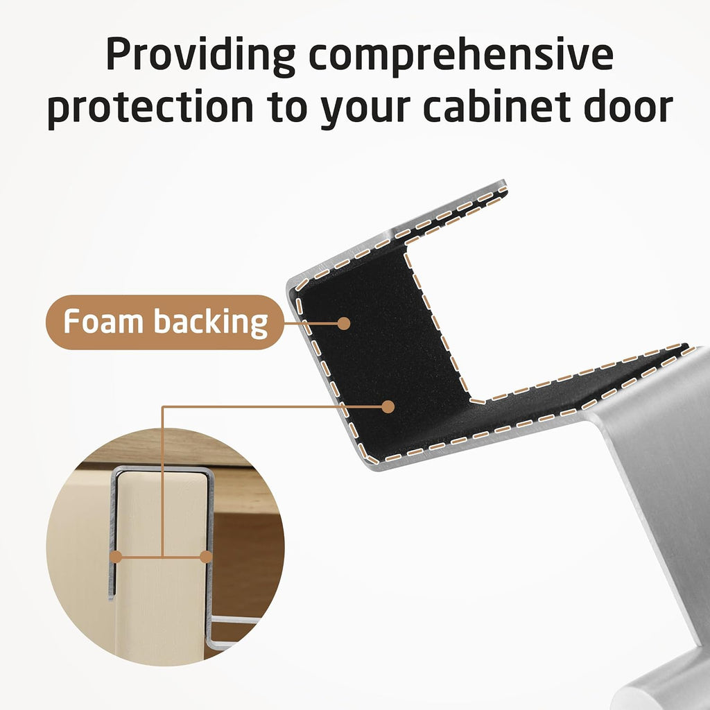 KES Over The Cabinet Door Towel Rack, Kitchen Towel Holder, 2 Pack