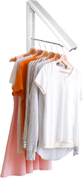 InstaHanger Retractable Laundry Room Rack, ABS Plastic, Steel Rod, 1 Pack