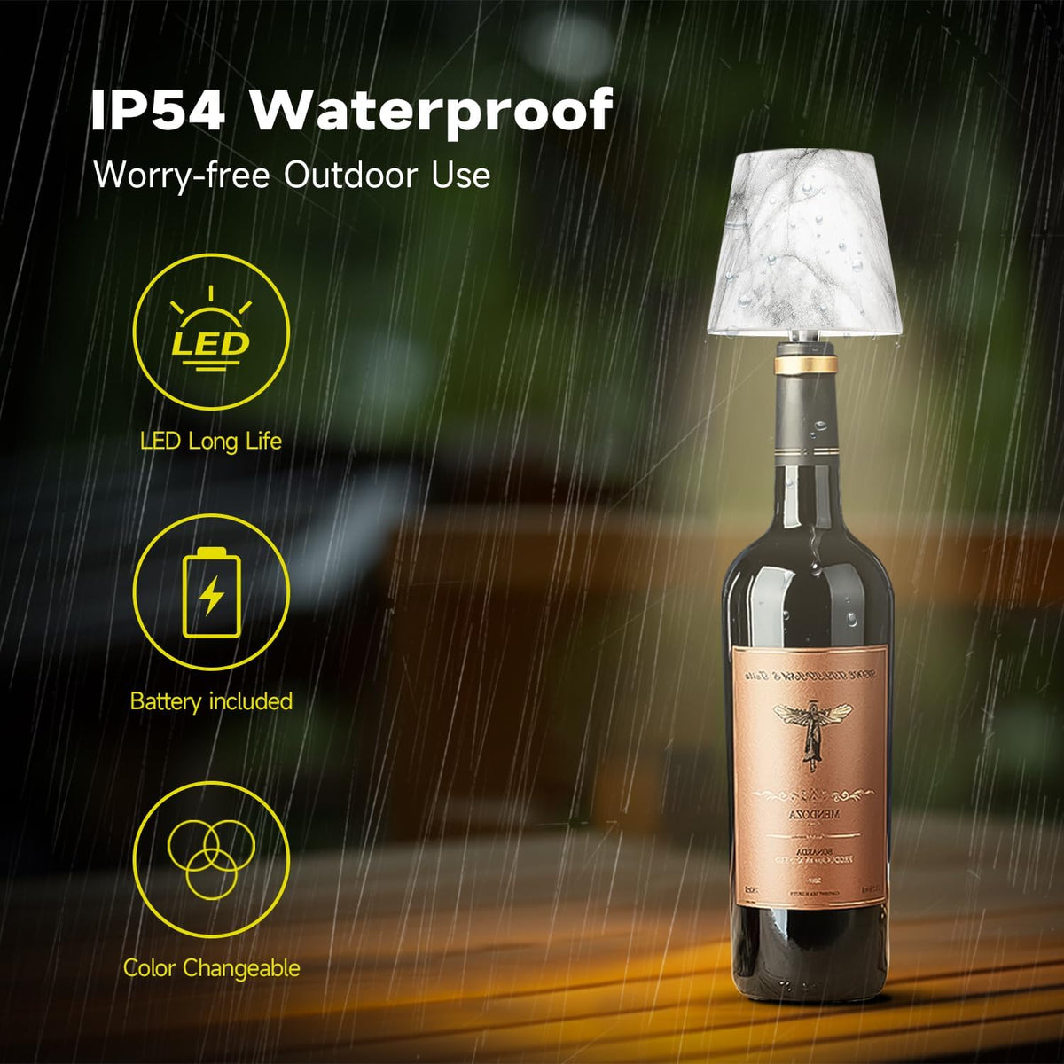 2026 New Wireless Bottle Lamp - LED Bottle Lights for Liquor & Wine Bottles