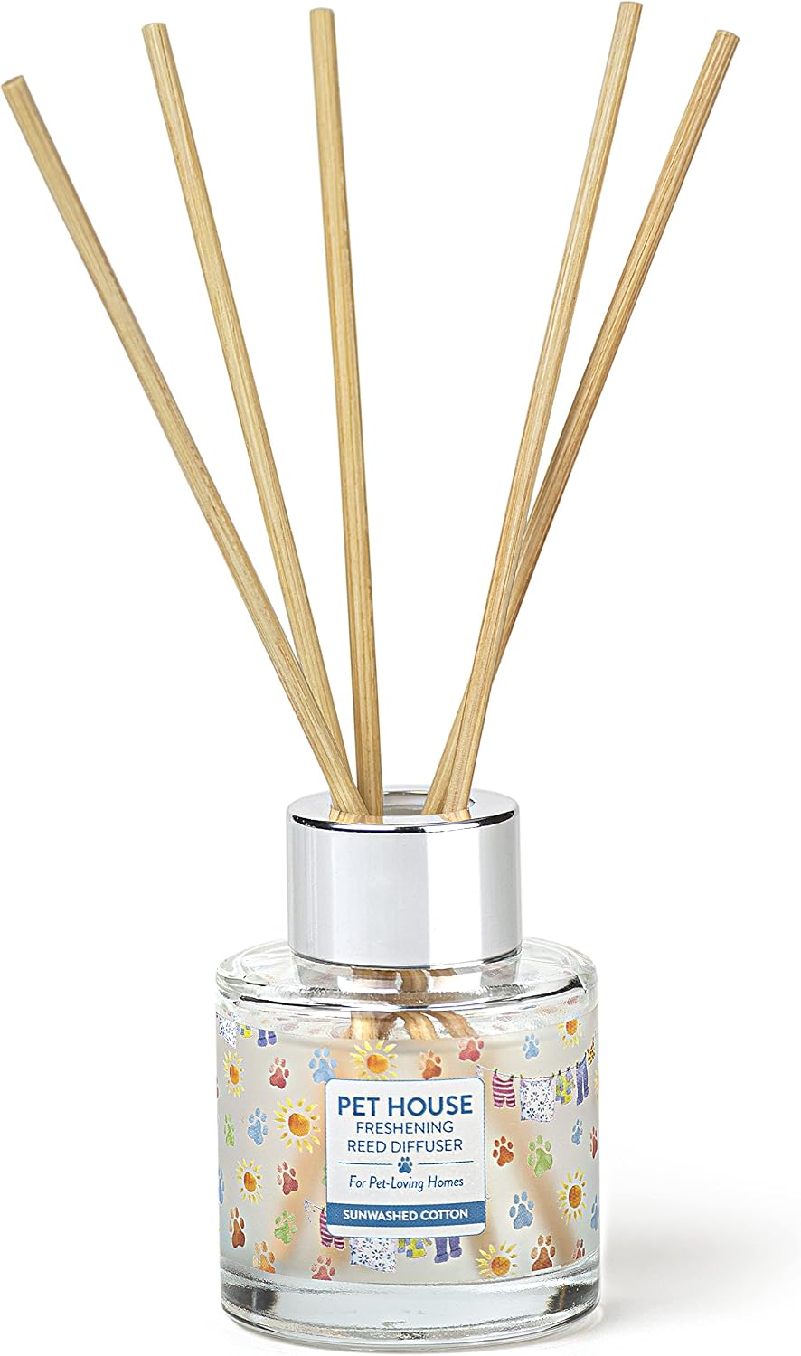 Sunwashed Cotton Home Freshening Reed Diffuser Set Pet House