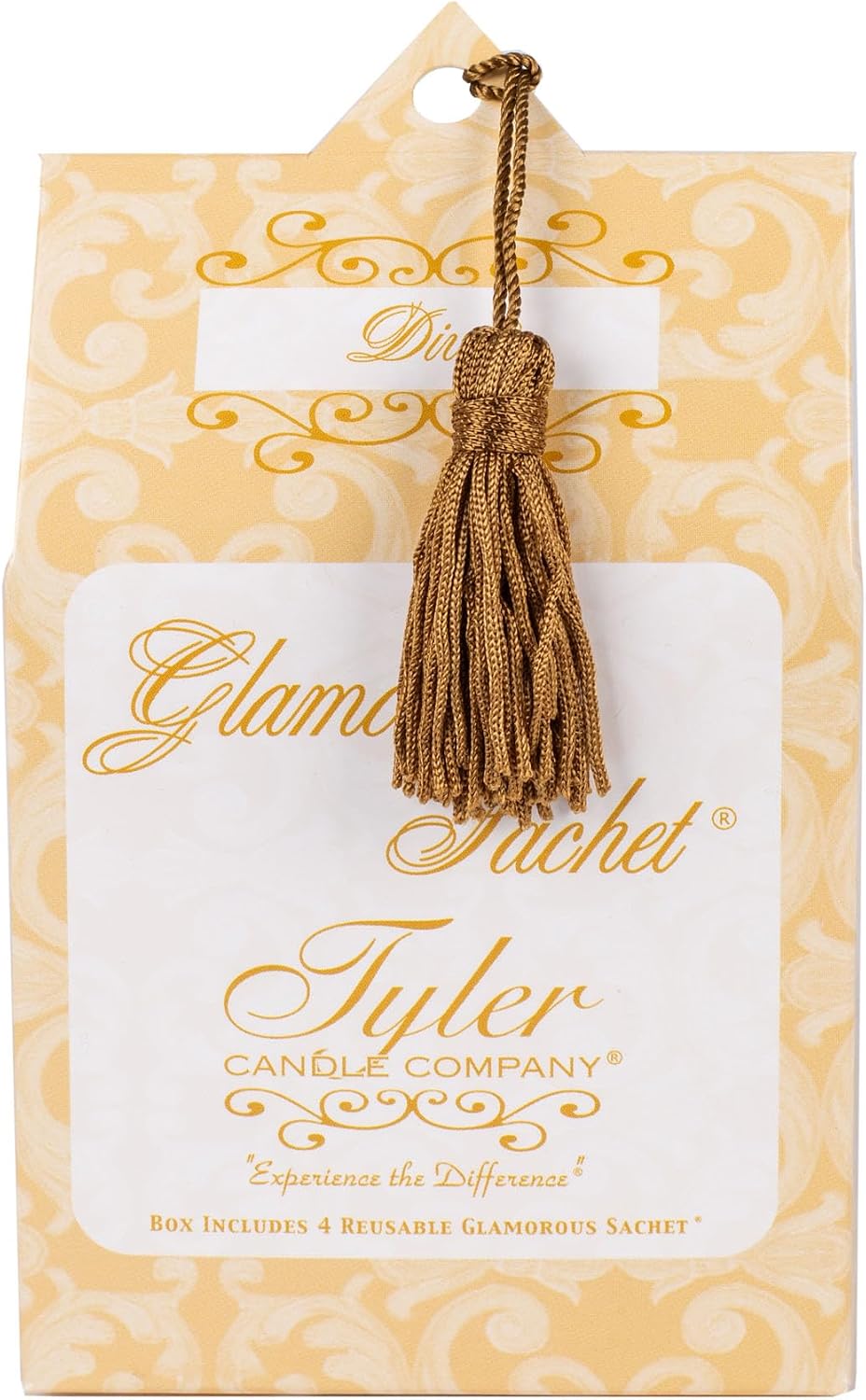 Tyler Candle 40111 Diva Dryer, Home, Drawer, Vehicle Scent Sachet, Pack of 4