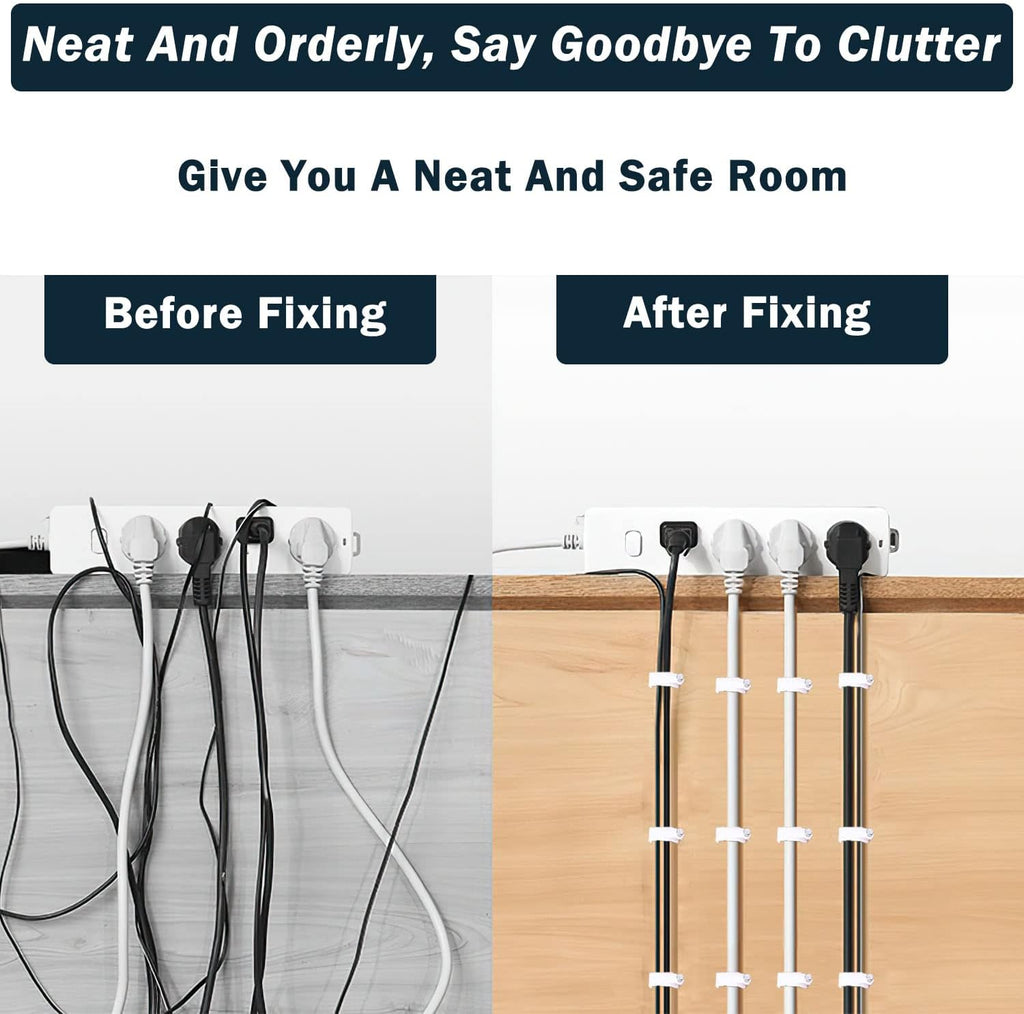 Cable Clips 10mm Nail in Cable Holder Clips 200 Pcs Wire Clips Coax Tacks Clips Speaker Wire Clips Cable Nails for Cords Cable Clamps Ethernet Cord Tacks RG6 RG59 CAT6 RJ45 Wall Wire Organizer