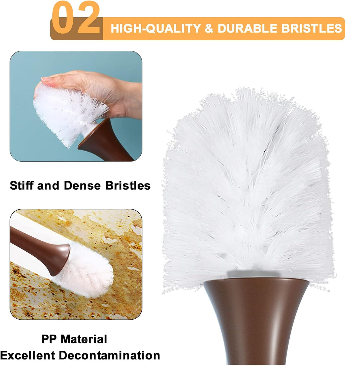 Toilet Brush, Giraffe Shape,1-Pack