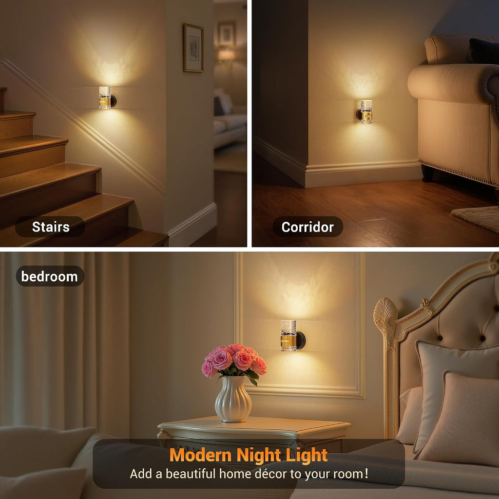 JandCase Motion Sensor Night Light, Wireless Rechargeable Night Light