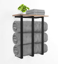 Wall Mounted Towel Rack with Shelf