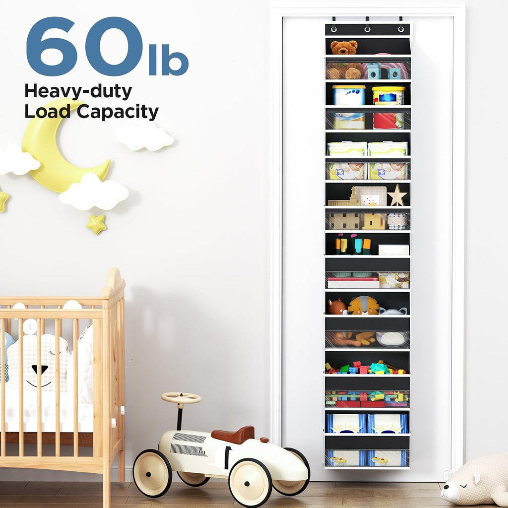 Mefirt Over The Door Organizer, 8 Shelf Door Hanging Organizers