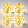 JMEXSUSS 50 LED Fairy Lights Battery Operated, Warm White Christmas Lights