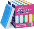 LAUNDRYLUX Magic Sponge Erasers for Shower & Tub, 4 Pack Melamine Sponges