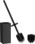 FORIOUS Stainless Steel Toilet Bowl Brush Scrubber and Holder Set Medium