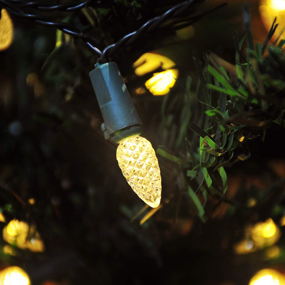 ASENEK Christmas String Lights (Warm White, C3 50LED)