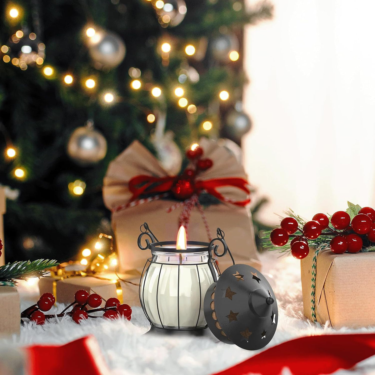 Scented Candles Gifts Set for Women, Aromatherapy Jar Candles for Home