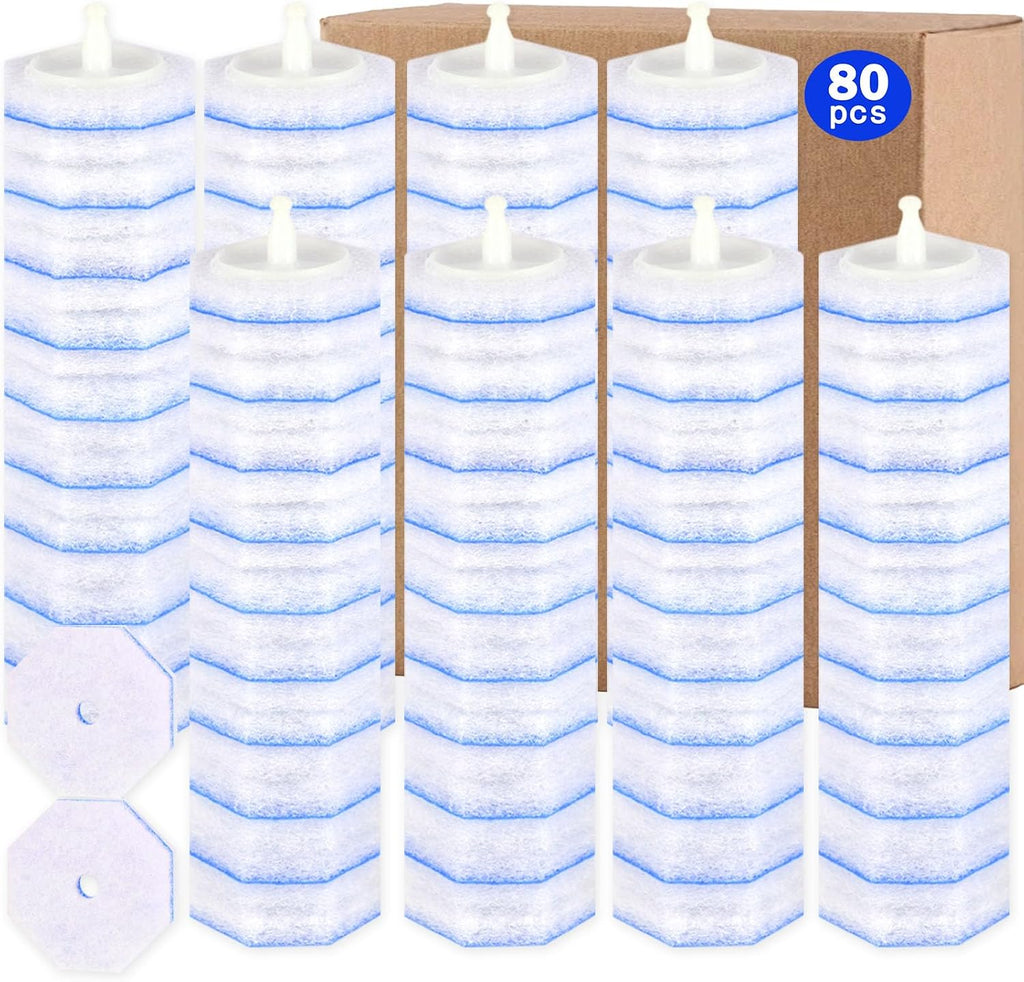 80 Count Disposable Toilet Brush Refills for Clorox Toilet Brushes