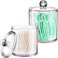 SheeChung 2 Pack Acrylic Cotton Round Holder with 10oz &12oz