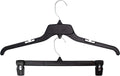 HangOn Shirt & Pants Hangers Combo Set Recycled Plastic, Black, 19 Inch & 14 Inch, 15 Each 30 Total