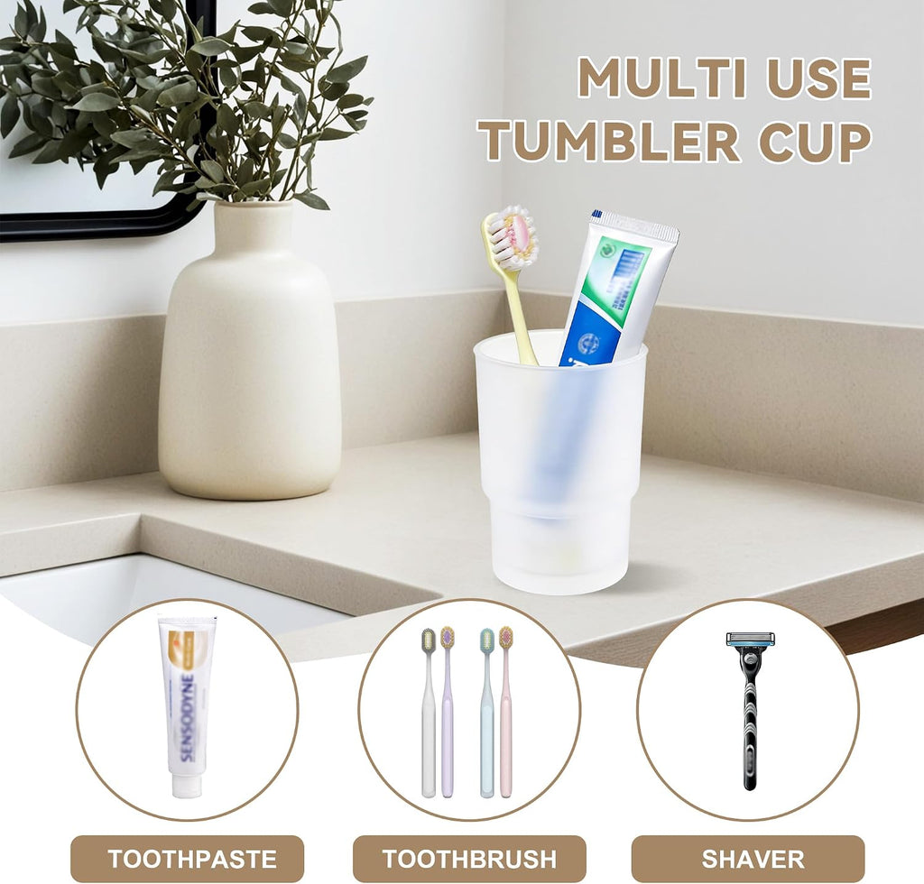 Frosted Glass Tumbler Cup-Single Cup