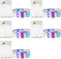 Fairy Lights Battery Operated, 5 Pack 7 FT 20 LED String Lights,Multicolor