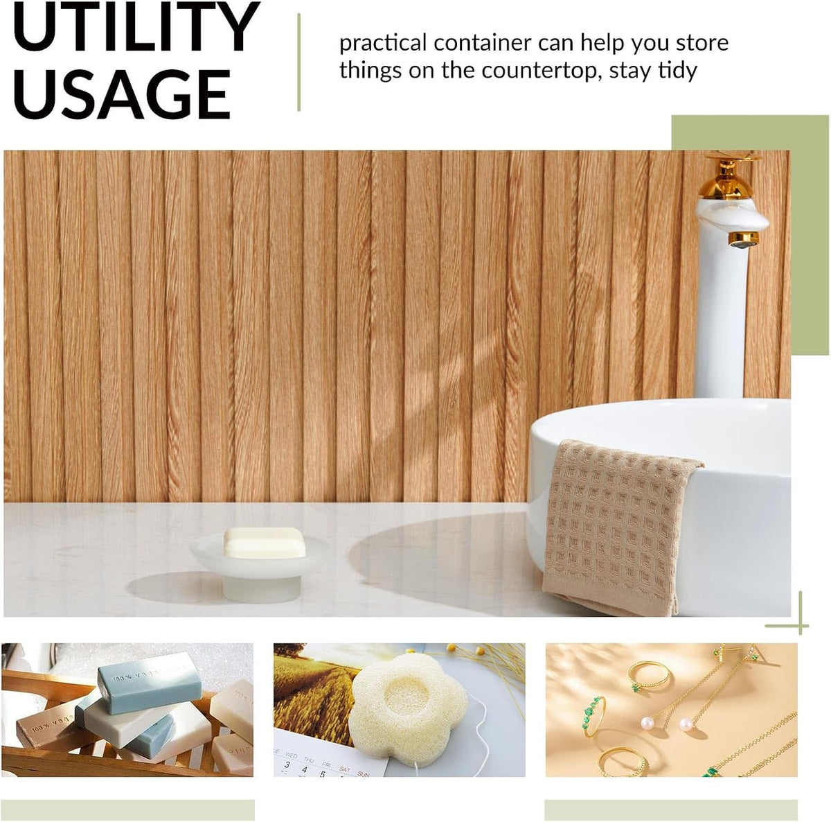 Aomasi Glass Round Soap Holder for Bathroom Shower Sink, Frosted