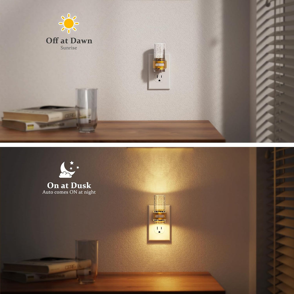 JandCase Motion Sensor Night Light, 4 Pack Mini Bubble Night Light