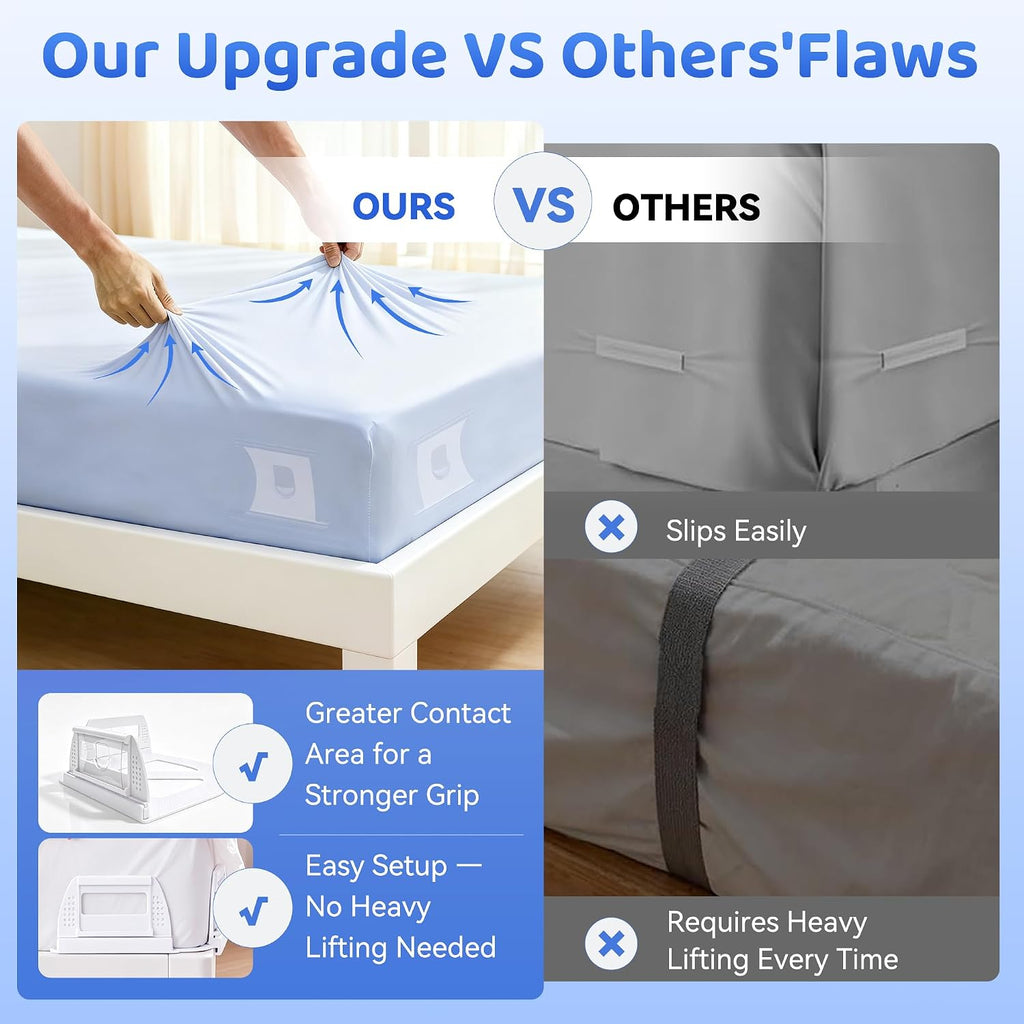 Fitted Sheet Holders for Corners Upgrade Bed Sheet Grippers
