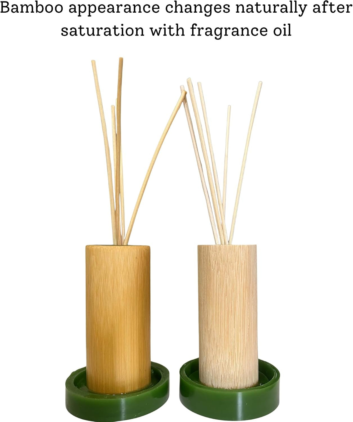 Bamboo Forest Reed Diffuser Set, 90 ml, Alcohol-Free Home Fragrance, Natural Bamboo Design, Bathroom & Home Decor