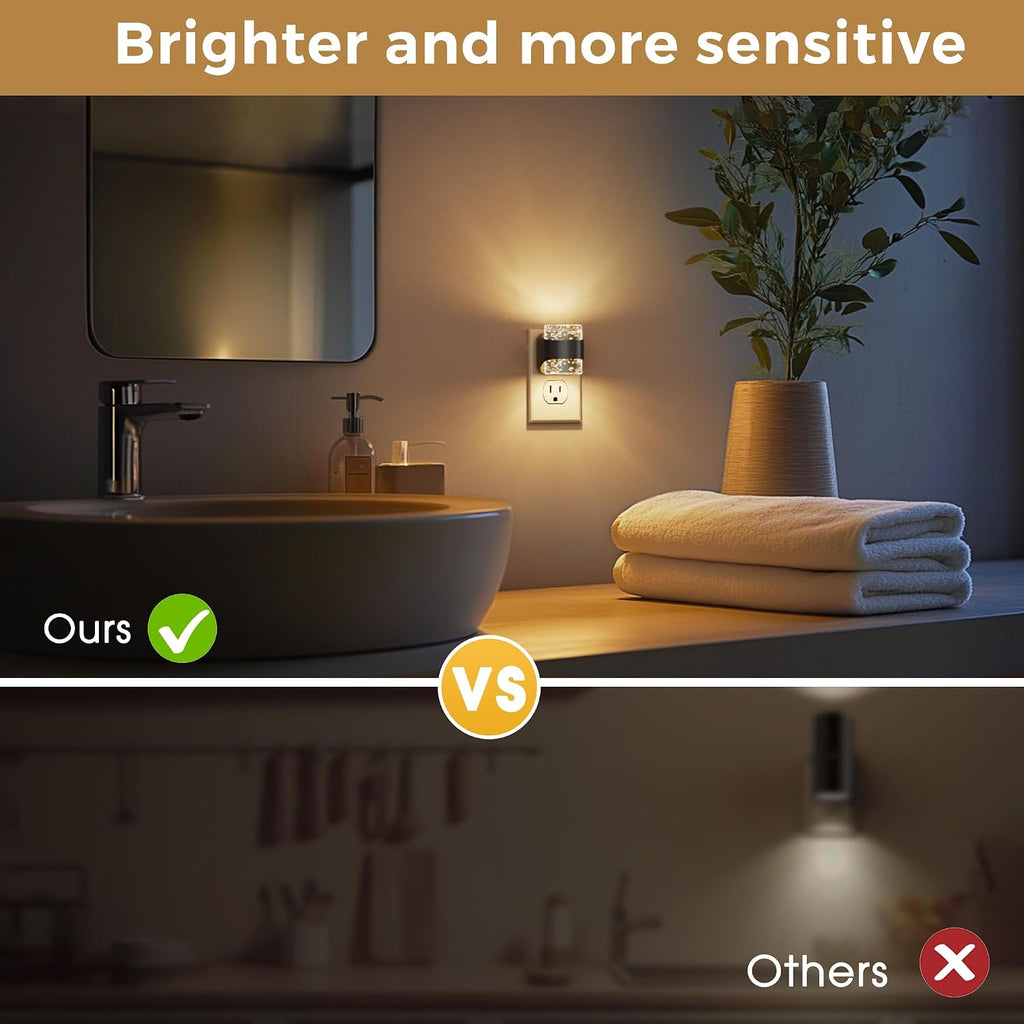 L LOHAS LED Night Light, RGB Bubble Night Lights Plug into Wall